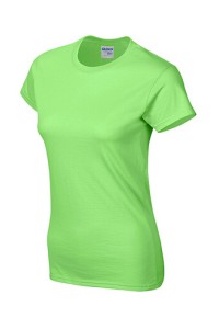 Gildan 淺綠色 012 短袖女圓領T恤 76000L T恤訂製 女裝T恤批發 T恤價格  t-shirt11